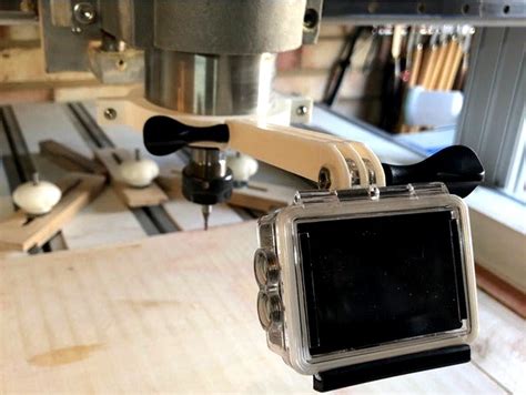 cnc machine spindle gopro|How to Make a GoPro Mount for the CNC .